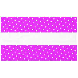 Sporty gepunktete, helle, tropisch rosa Streifen Tischdecke