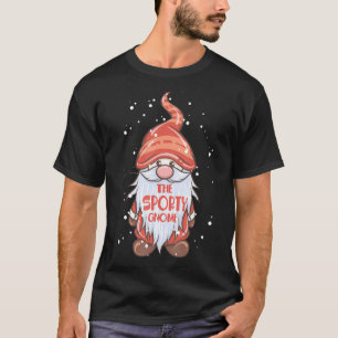 Sporty Gnome Matching Family Group Weihnachtsfest  T-Shirt