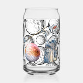 Sporty Golf Dosenglas (Rückseite)