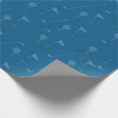 Sporty Golf Gift Wrap for Golf Lovers Geschenkpapier (Ecke)
