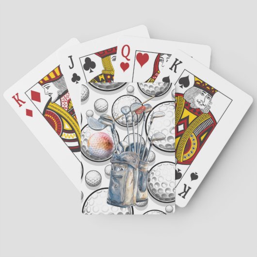 Sporty Golf Spielkarten (Rückseite)