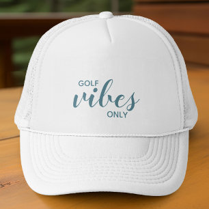 Sporty Golfer Turquoise Golf Vibes Nur Golfspielen Truckerkappe