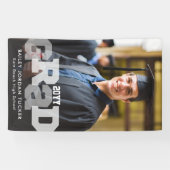 Sporty GRAD Overlay Foto Abschluss Banner (Horizontal)