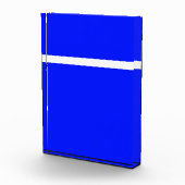 Sporty Modern Royal Blue Top Third Strip Fotoblock (Rechts)