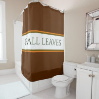 Sporty Orange Brown White Stripes "HERBSTLAUBS"