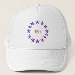 Sporty Patriotic Cap Truckerkappe