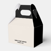 Sporty Race Car Boy Babydusche Geschenkschachtel (Rückseite)