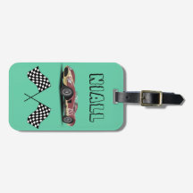 Sporty Race Car Personalisiert