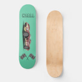 Sporty Race Car Skateboard (Vorderseite)