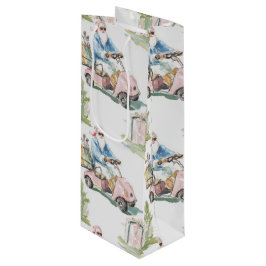 Sporty Santa - golf Geschenktüte Für Weinflaschen