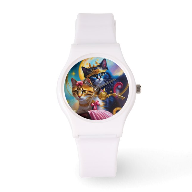 Sporty Silicon Wathc Armbanduhr (Vorderseite)