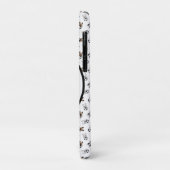 Sporty Soccer Puppies Mit Monogramm Case-Mate iPhone Hülle (Hinten/Links)