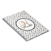 Sporty Soccer Puppies Mit Monogramm Notizblock (Rechte Seite)