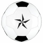 Sporty Star Mark Fußball mit einzigartigem Look (Vorderseite)
