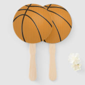 Sporty Stylized Basketball Fächer (Vorne und Hinten)