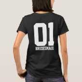 Sporty Team Bride T-Shirt (Rückseite)