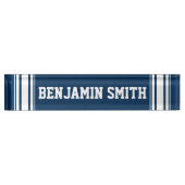 Sporty Team Jersey Streifen mit Individuelle Name Namensplakette (Vorderseite)