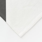 Sporty Vibranly Gray Yellow White Racing Streifen Fleecedecke (Ecke)