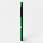 Sporty White Accessoires Streifen Kelly Green Hint Case-Mate iPhone Hülle (Hinten/Links)