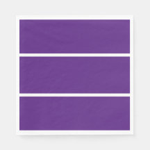 Sporty Wide Bold Royal Lila Slim White Stripes