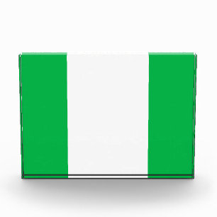 Sporty Wide Hübsch White Kelly Green Edge Streifen Fotoblock
