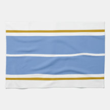 Sporty Wide Soft Blue Streifen Weißer Hintergrund