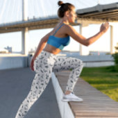 Sportym Yoga Pilates Fitness Meditation Muster Leggings