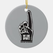 Sportz 2 keramik ornament (Vorne)