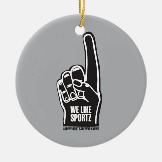 Sportz 2 keramik ornament (Vorne)