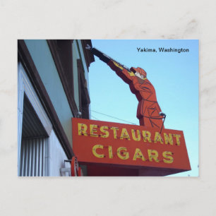 Sportzentrum Sign- Yakima, Washington Postkarte