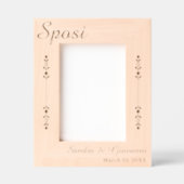 Sposi Personalized Geätzte Rahmen (Vorderseite)