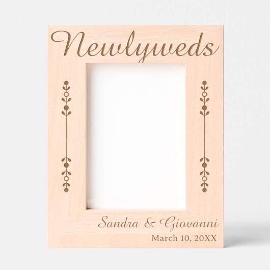 Sposi Personalized Geätzte Rahmen