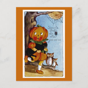 S'posin' ein Ghost lief nach Yoo-oo-oo! Postkarte