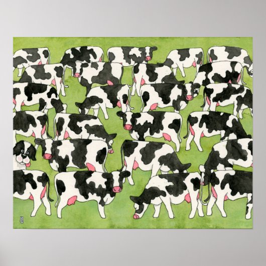 Spot den Hund! Repérez le chien! Poster (Vorne)