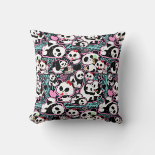Spot den Panda! Panda Doodles Kissen