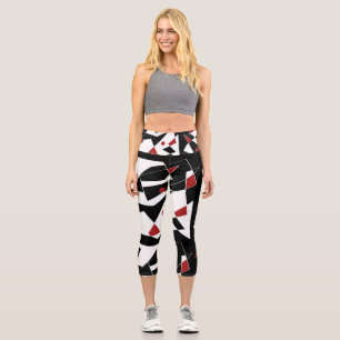 Spot die roten Bälle Capri Leggings