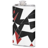 Spot die roten Bälle Flachmann (Links)