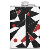 Spot die roten Bälle Flachmann (Rückseite)