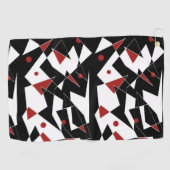 Spot die roten Bälle Golfhandtuch (Horizontal)