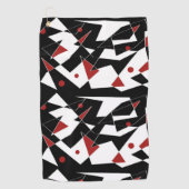 Spot die roten Bälle Golfhandtuch (Vorderseite)