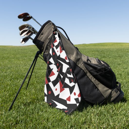 Spot die roten Bälle Golfhandtuch (Gras)