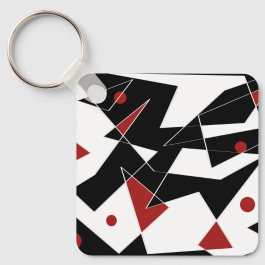 Spot die roten Bälle Schlüsselanhänger (Vorderseite)