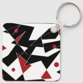 Spot die roten Bälle Schlüsselanhänger (Rückseite)