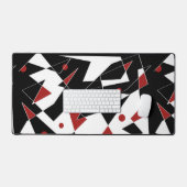 Spot die roten Bälle Schreibtischunterlage (Tastatur & Maus)