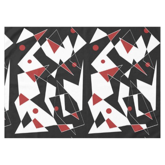 Spot die roten Bälle Tischdecke (Vorderseite (Horizontal))