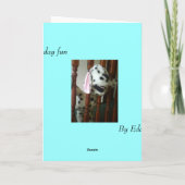 Spot fliegt seine Fantasie Karte (Rückseite)