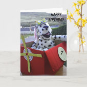 Spot fliegt seine Fantasie Karte (Gelbe Blume)