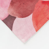 Spot Medley: Pink-Red Textile Dream. Fleecedecke (Ecke)