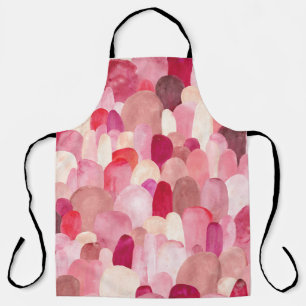 Spot Medley: Pink-Red Textile Dream. Schürze