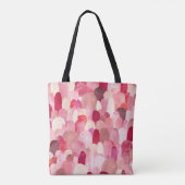 Spot Medley: Pink-Red Textile Dream. Tasche (Rückseite)